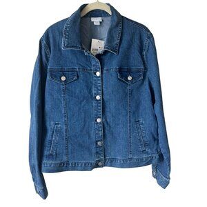 Jaclyn Smith Women's Jean Jacket, XXL